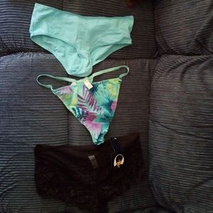 3 pairs NWT panties